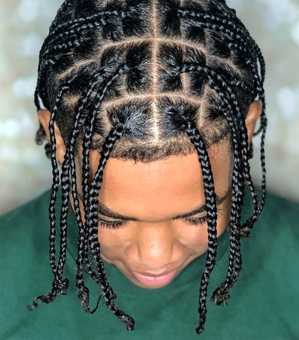 Boy braids
