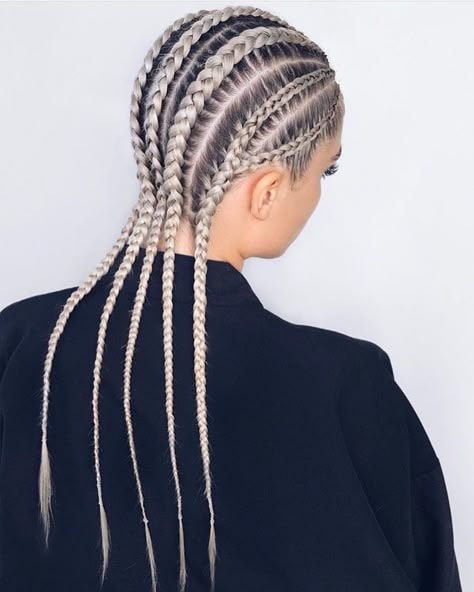 Cornrow braids